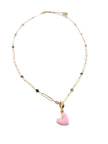 Heart Pop Necklace - Cotton Candy