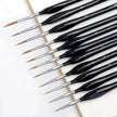 Gouache Oil Painting Watercolor Hand-painted Crochet Pen Paint Brush Miniature and Micro Detail Paint Brush, Triangular Grip Handles Art Brushes For  Acrylic Painting