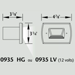 Luminaire paysager pour marche - 0935