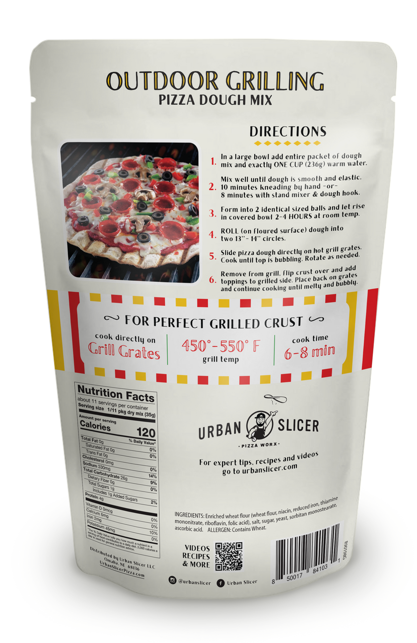 Urban Slicer Pizza Worx Outdoor Grilling Pizza Dough -  1 Package