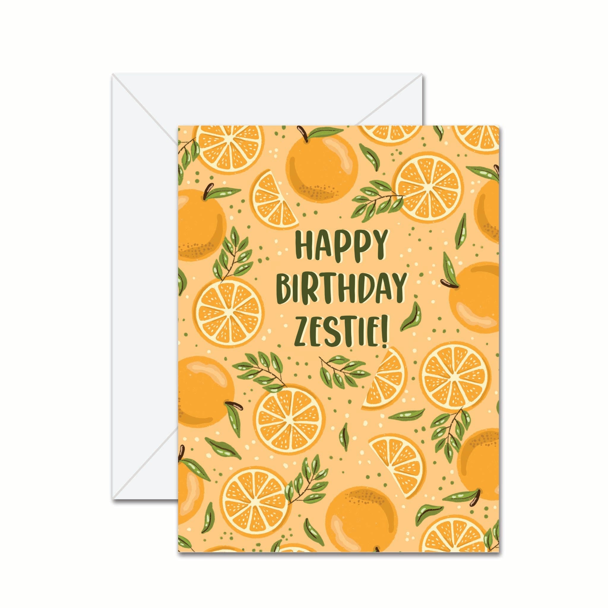 Happy Birthday Zestie! - Greeting Card