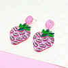 Halloween Day Ornament Colorful Ghost Eyes Funny Acrylic Earrings For Women