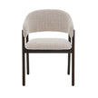 Fiol Dining Chair – Beige Upholstery & Dirty Oak Wood Frame