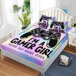 Fitted Sheet Duvet Cover Three-piece Gamepad Cool Mattress Cover