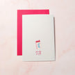 You're My Perfect Match | Sparrow Bird Mini Greeting Card