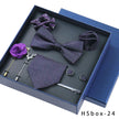 8-Piece Men's Formal Wear Gift Box Set – Bow Tie, Pocket Square, Cufflinks & Tie Clip | Canada & USA