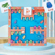 Magnetic Letters Matching Walking Parking Maze Letters Early Cognitive Montessori Educational Toys