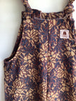 Butterflies in Ballgowns Floral Tapestry Short Overalls