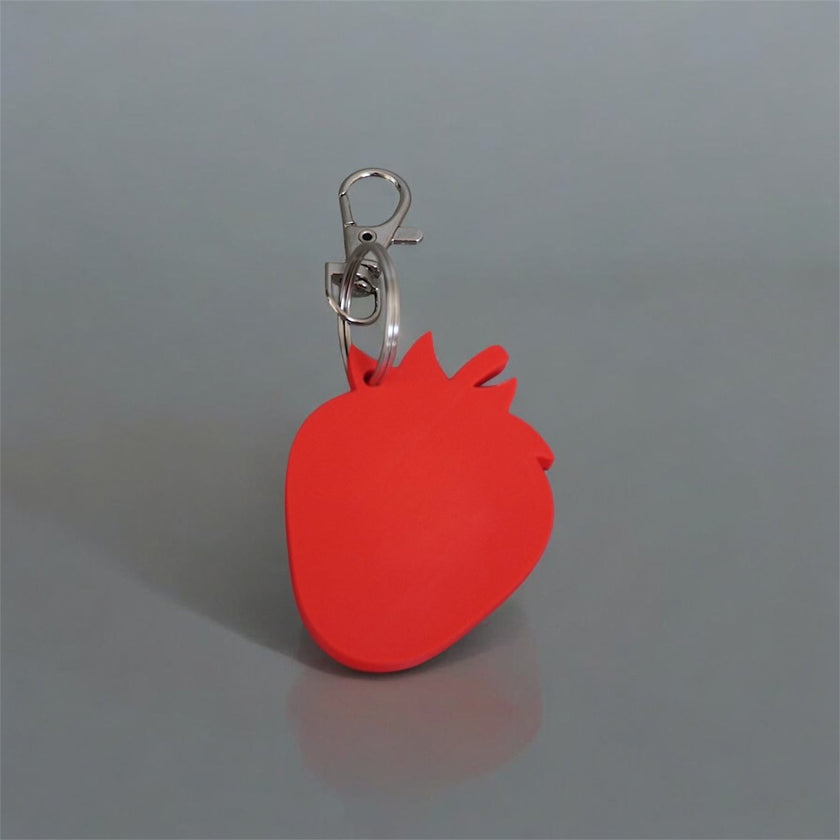 Strawberry NFC  Bag Charm – Customizable Smart Accessory