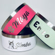 Gamelle personnalisée pour chiens et chats rose