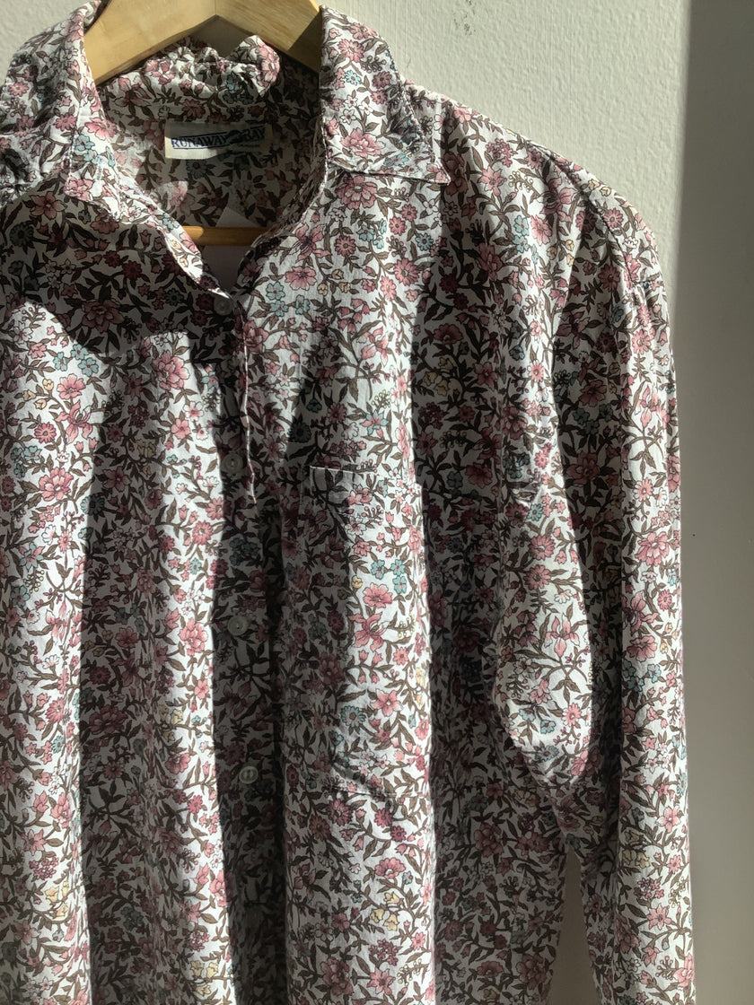 Vintage Runaway Bay Button-Up Blouse