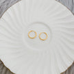 12mm Gold plated hoops