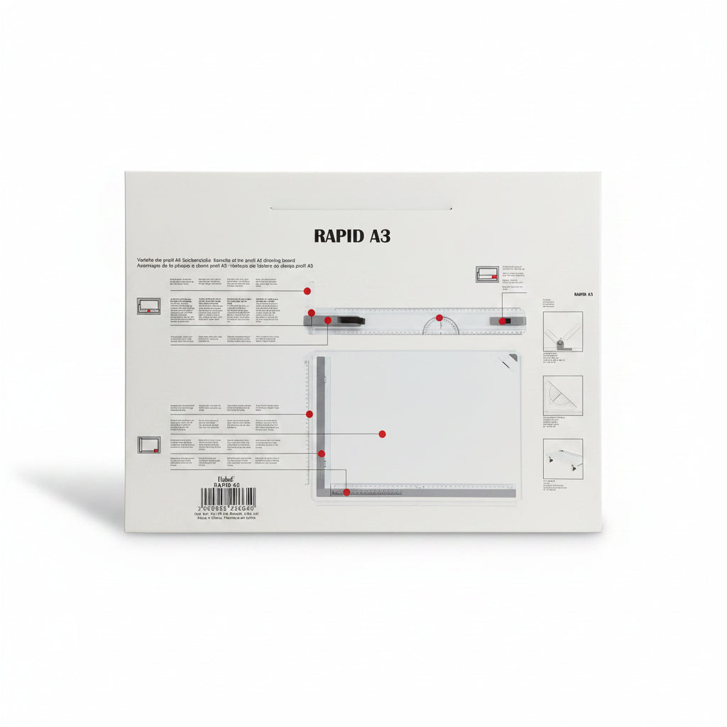 Parallel Edge White Drawing Board -14.5