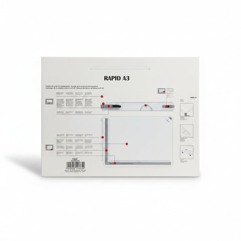 Parallel Edge White Drawing Board -14.5