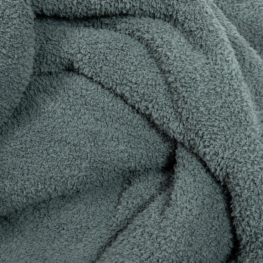 Dark Forest Solid Double Layered Print Extended Throw