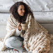 Caramel Swirl Double-sided Minky Blanket