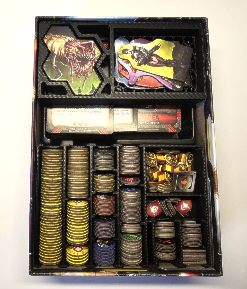 Insert / Organiser for the Contra boardgame