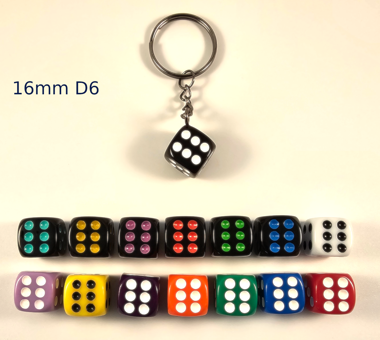 Customizable Die Key Chain