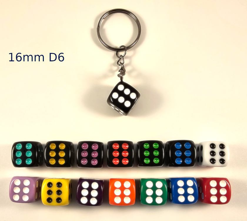 Customizable Die Key Chain