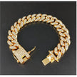 Zinc Alloy Wide Hip Hop Cuban Link Chain Necklace