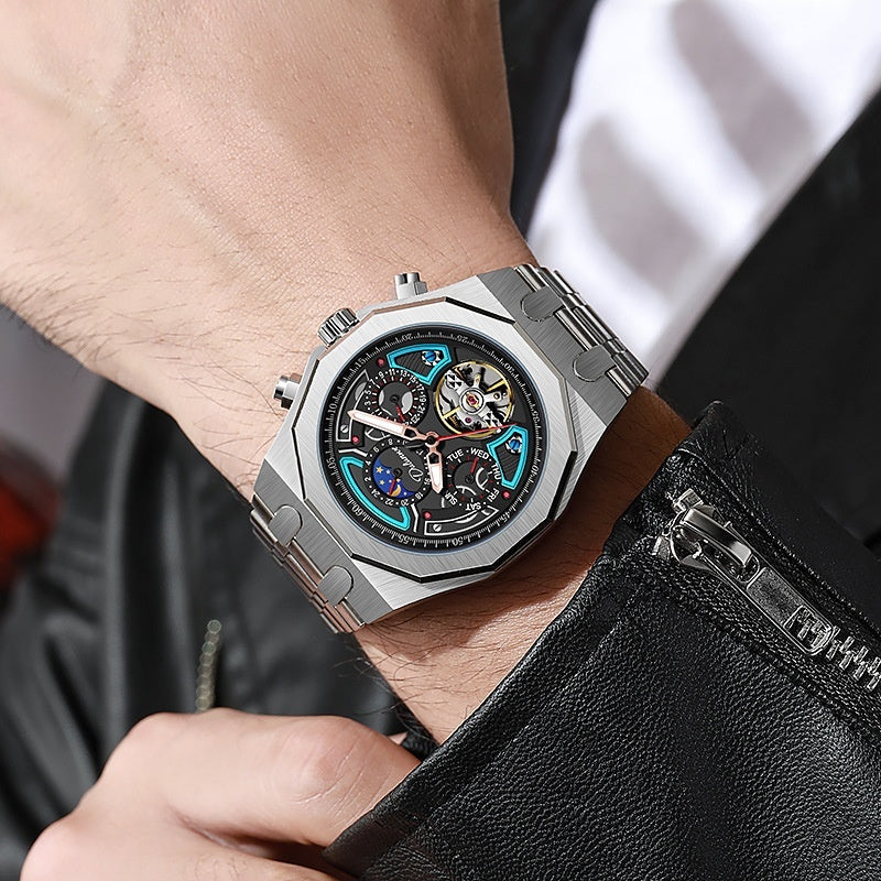 Men's Fully Automatic Mechanical Watch – Royal Oak Sport Style Waterproof Luxury Watch