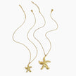 Women's necklace - Stainless Steel Starfish Conch Necklace