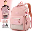 Kids’ Contrast Colour Schoolbag – Large Capacity bACKPACK