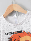 Cartoon Baby Clothing Short Pant Two-piece Set for boys