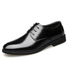 Men's Genuine Leather Business Dress Shoes – Wide Fit, Sizes 34–48