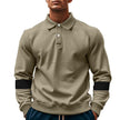Mens Polo Shirts – Color-Match Casual Polyester Blend Polo