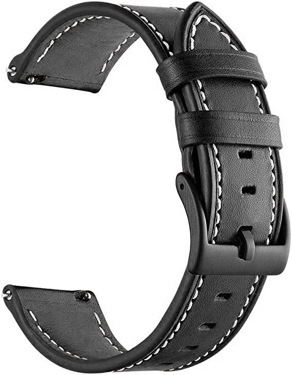 Leather Watch Strap for Amazfit GTR3 Pro / GT3 Pro — 20mm & 22mm Universal Fit
