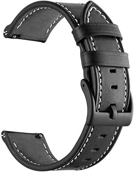 Leather Watch Strap for Amazfit GTR3 Pro / GT3 Pro — 20mm & 22mm Universal Fit