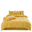 Winter Thickened Milk Fiber Soft Thermal Duvet Cover Bedding Set