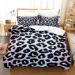 Animal Fur Grain Digital Print Duvet Cover Three-piece Bedding Set