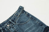Functional Multi-pocket Tactical Tooling Denim Trousers Men Jeans