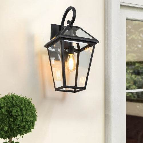 Modern Outdoor Waterproof Wall Lights fixture Support Many Types Of Bulb-2 Packs