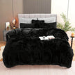 4PCs Plush Duvet Cover Set Luxury Ultra Soft Velvet Duvet