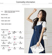 Spring And Autumn New Korean Style Casual All-matching Jeans Suspender Dress