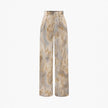 Casual Summer New High Waist Retro Printed Trousers