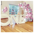 104-Piece Pink & White Balloon Garland Arch Kit – Wedding, Birthday & Baby Shower Party Decoration Set