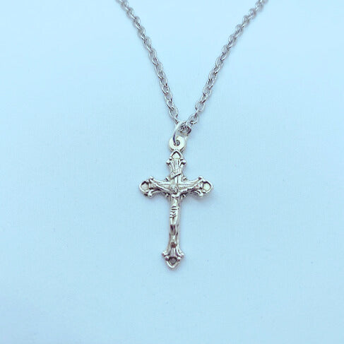 Crucifix Necklace on 18