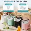 Countertop Ice Maker Machine – 9 Ice Balls in 6–8 Min, 26 lbs/Day, 4 Colors
