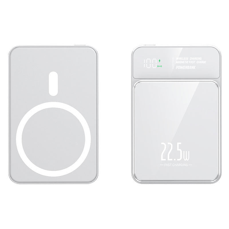 Magnetic Wireless Power Bank – 15W Fast Charging MagSafe Style