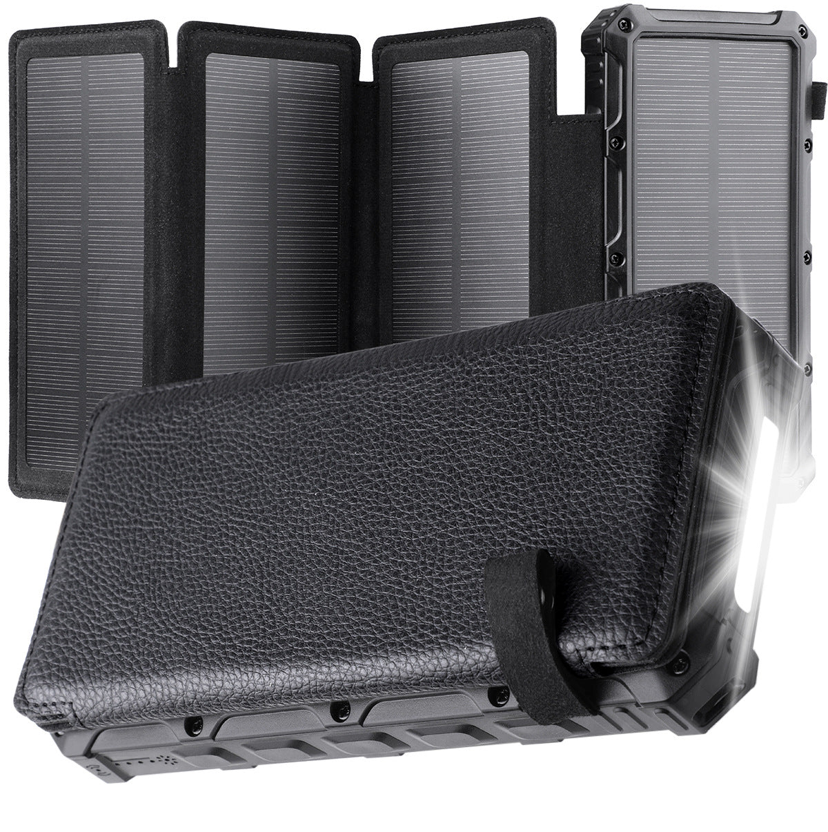 20,000mAh Foldable Solar Power Bank with Wireless Charging – 5 Colours