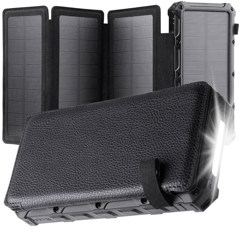20,000mAh Foldable Solar Power Bank with Wireless Charging – 5 Colours