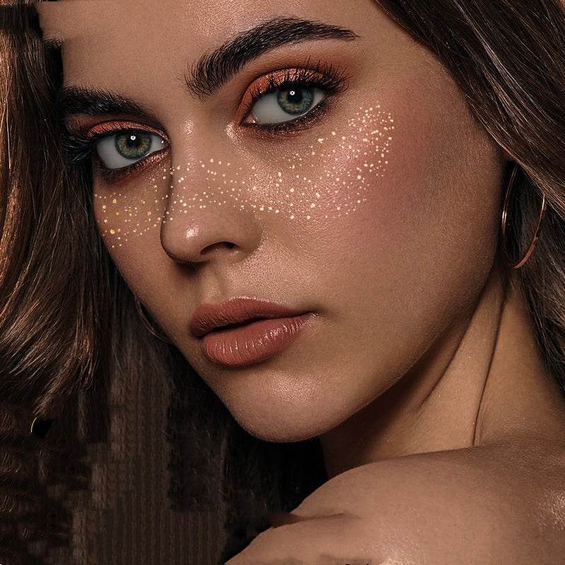 Gilding Sticker Freckle Tattoo Sticker Gilding Glitter Stickers Waterproof