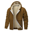 Lambswool Coat – Men’s Warm Polyester Winter Coat in Solid Colors