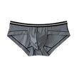 Ice Silk Men's Summer Breathable Solid Color Pouch Brief Underwear