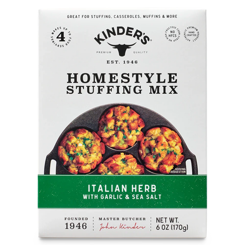 Kinder's Italian Herb Homestyle Stuffing Mix