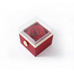 Fashion Acrylic Rotating  Valentine  Rose Jewelry gift  Box